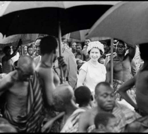 GHANA. Queen Elizabeth II on a state visit to Ghana. 1961.