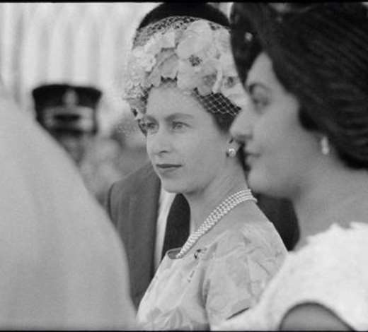 GHANA. Accra. Queen Elizabeth II on a state visit to Ghana. 1961.