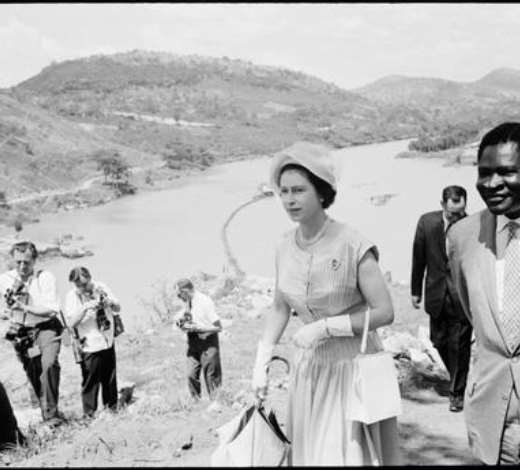 GHANA. Queen Elizabeth II on a state visit to Ghana. 1961.