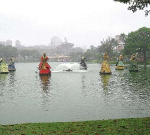 African gods, Orisas in the Toror Dyke, Salvador da Bahia.
