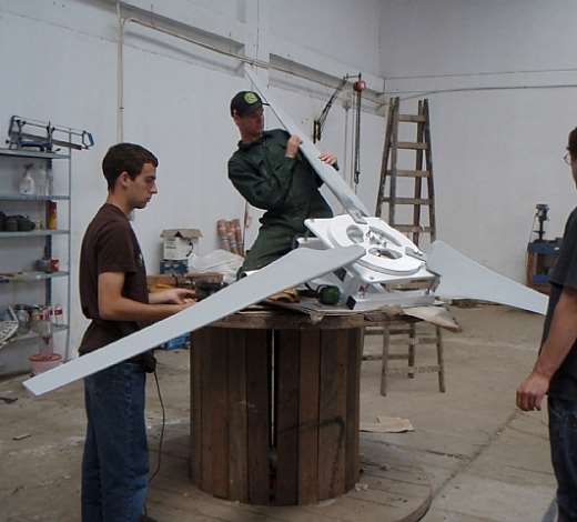 The turbines are locally manufactured