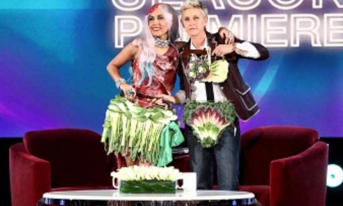 Lady Gaga wore real meat dress
