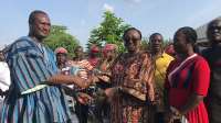 Freda Prempeh donates 30 motorbikes and fertilizers to Tano North Polling Station Chairmen and Coordinators