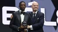 Ousmane Dembele wins Fifa Best men's player of the year