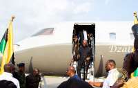 Ibrahim Mahama’s jet carries Asantehene home in grand return from Pretoria