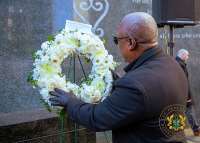Mahama leads wreath-laying ceremony honouring enslaved Africans in US