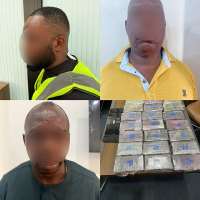 Accra: Police arrest three suspects in narcotic drug crackdown, reject alleged GHS420,000 bribe
