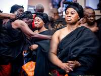 Former NPP Women's Organiser-USA Barbara Asiedu Boafo enstooled Queenmother of Beposo Ankaase