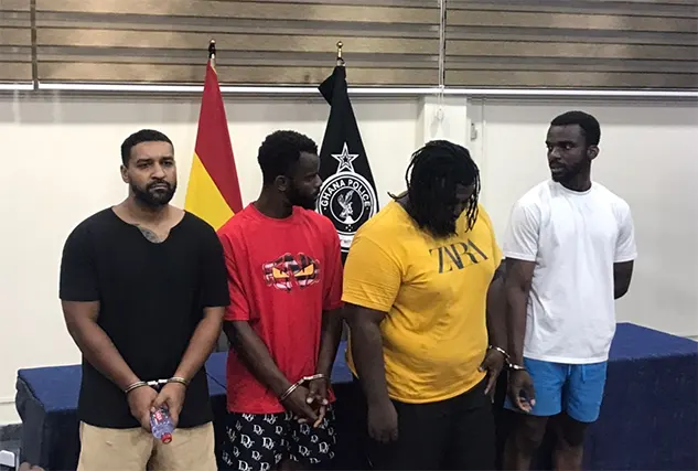 Police arrest four over high-value jewellery robberies across Accra and Takoradi