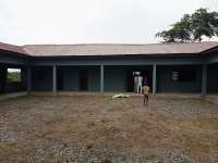 Prof. Mills' DCE constructs classroom block for twin communities in Agona East District