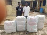 Four arrested in Offinso with 350 slabs of suspected indian hemp
