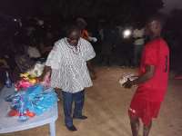 Isaac Adongo celebrates Easter with constituents in Bolgatanga Central