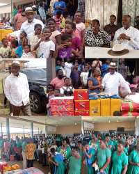 NAPO marks Easter celebration with donation to charity and rehabilitation homes In Kumasi