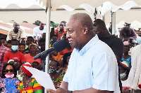 My gov’t will tackle Ghana’s housing deficit by building low-cost houses across the country – Mahama