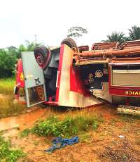 Kade Fire Service tender crashes while responding to emergency  