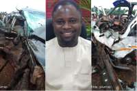 NDC MP involved in a near-fatal accident on the Nyinahin-Kumasi road