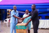 Hon. Nana Ama Dokua donates refrigerator to St. K. Michael's School