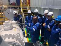 President Akufo-Addo turns on valve to commemorate first oil from Jubilee South Area