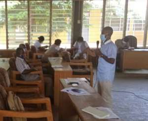 Asutifi North Disease Officer, Salam Dampark At The Training