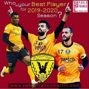 Rashid Sumaila Shortlisted for Al Qadsiya Player Of The Season Award