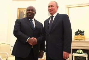 Ali Bongo from Gabon and Vladimir Putin