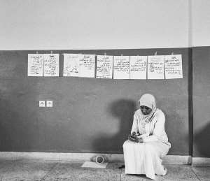 Amina Al-Hajjami teaches marketing and business strategies at a women's cooperative located just outside Marrakech