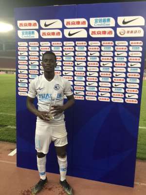 Emmanuel Boateng hits hat to help Dalian Yifang demolish Tianjin Quanjian in World Cup