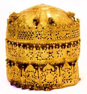 Crown of Tewodros II, Ethiopia, now in Victoria and Albert Museum, London