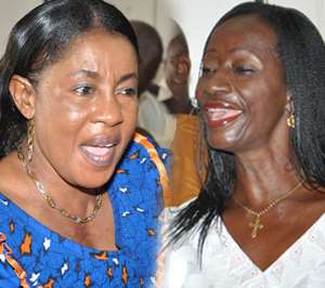 Anita DeSouso and Sherry Ayittey