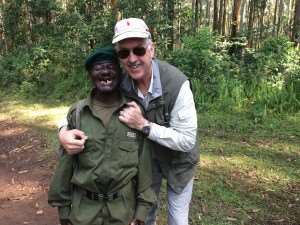 Ken with Bakongo. Courtesy Ken Strange