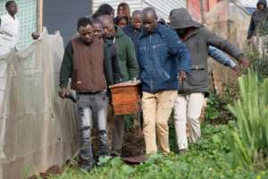 A 19-year-old South African was also stabbed to death on the night the two Mozambicans were killed.  By RODGER BOSCH (AFP)