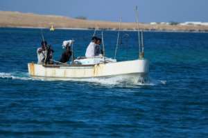 A fishing boat in Red Sea waters off Sudan's port of Suakin, the region where a security source reported weapons seizures were made.  By Ashraf SHAZLY AFPFile