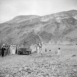 A French armoured vehicle patrols the Aures region in November 1954 in the aftermath of the Toussaint Rouge attacks which marked the start of the war.  By - (AFP/File)