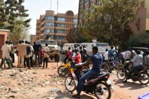 A jihadist attack on a hotel in Ouagadougou in January 2016 killed 29 people including foreigners. By ISSOUF SANOGO (AFP/File)