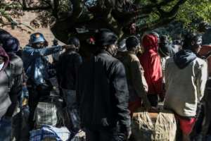 A Malawian national was also killed during a march in Pietermaritzburg.  By MARCO LONGARI (AFP)