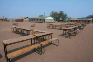 A polling station at Kalambo Primary School in the capital Lilongwe.  By Amos GUMULIRA (AFP)