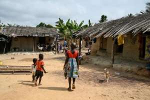 A view of Betykro, a settlement of cocoa producers.  By Sia KAMBOU (AFP)