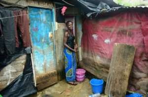 Abidjans Boussangadougou slum is a combustible mix of different ethnic groups and migrants from Burkina Faso.  By Patrick FORT (AFP)