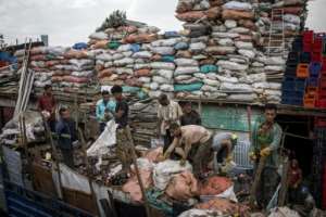 Addis Ababa produces some 400,000 tonnes of waste annually, according to 2020 figures from the United Nations Development Programme (UNDP).  By Michele Spatari (AFP)