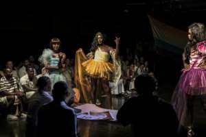 Advocacy includes theatre plays on LGBTQ topics.  By PATRICK MEINHARDT (AFP)