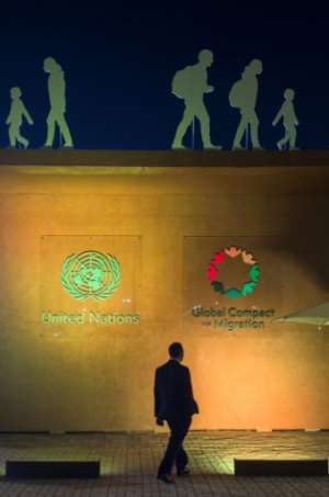 Ahead of the conference in Marrakesh, rows over the accord have erupted in several European Union nations.  By FADEL SENNA (AFP)
