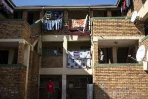 Alexandra, a former black township, was once a stronghold of the ruling ANC, but mant young voters are disillusioned.  By EMMANUEL CROSET (AFP)