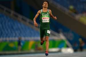 Algerias Fouad Baka competes in the Mens heat 2 400M semifinal at the Olympic Stadium during the Rio 2016 Paralympic Games in Rio de Janeiro, Brazil, on September 13, 2016
