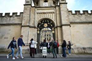 Also on the tour is All Souls College, which has received legacies from former students linked to slavery.  By HENRY NICHOLLS (AFP)