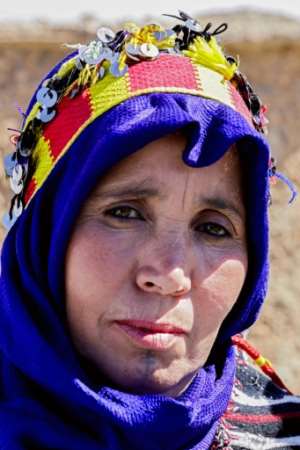 Amazigh tattoos vary in design between tribes and were used to signify the wearers origin while offering beauty and protection.  By - (AFP)