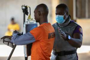 An AI programme that has been hailed as a breakthrough in the fight against tuberculosis as it provides test results within minutes.  By Alfredo ZUNIGA (AFP)