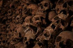 An estimated 100,000 to 300,000 people died in the violence.  By Yasuyoshi CHIBA (AFP)