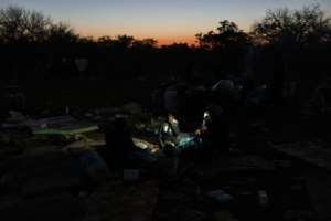 Anti-immigrant unrest in South Africa has forced tens of thousands to flee.  By EMMANUEL CROSET (AFP)