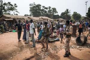 Armed groups exercise control over large swathes of territory of the large nation covered with forests and savannah.  By ALEXIS HUGUET (AFP)