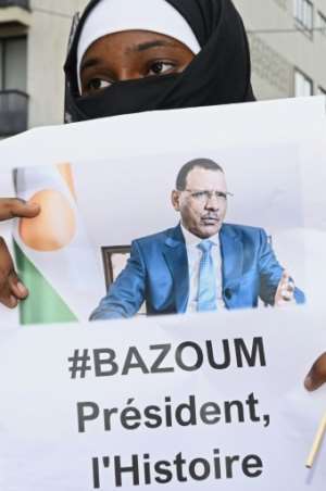 Bazoum, 63, has been held by the coup plotters with his family in his official Niamey residence since July 26.  By STEFANO RELLANDINI (AFP)